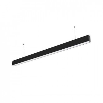 Závesné svietidlo LED Linear 40W 3400lm, čierná - neutrálna biela