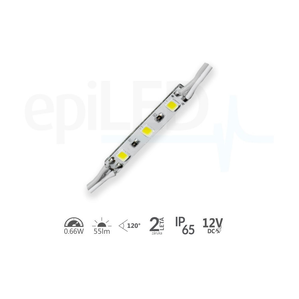 epiLED - LED modul micro³ - 0,66W - Denná biela (WH) / 6500°K