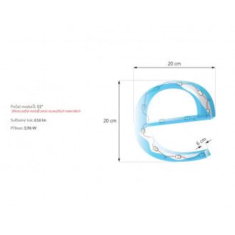 epiLED – LED modul Lumiter¹ – 0.36W – IP67 – 12V DC – Čistá biela (PW) / 5000°K