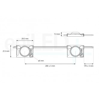 Flaga 0.65W - 3000°K