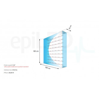 epiLED – LED modul Luno 0.72 – 0.72W – IP67 – 12V DC – Červená farba svetla