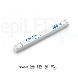 REVELIS - napájací zdroj typ RVL-60-12 – 60W - 12V DC