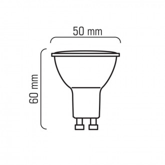 Led žiarovka 10W 2835 CCD teplá biela GU10