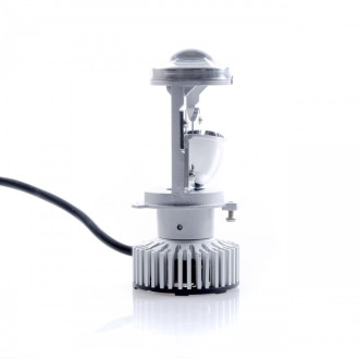 EINPARTS - 2ks - H4 LED projektorové šošovky 35/45W EPLL01 (stretávacie/diaľkové svetlá) - Studená biela / 6000°K - CANBUS