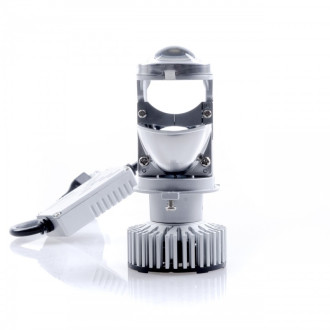 EINPARTS - 2ks - H4 LED projektorové šošovky 35/45W EPLL01 (stretávacie/diaľkové svetlá) - Studená biela / 6000°K - CANBUS