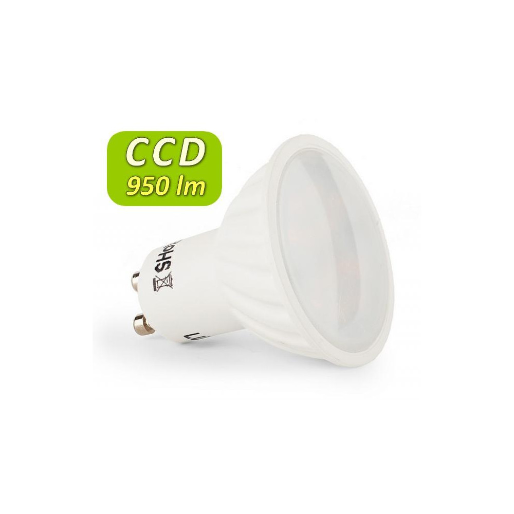 LED žiarovka 10W CCD SMD2835 Teplá biela, GU10