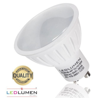 LED žiarovka 6W Teplá biela SMD2835 GU10