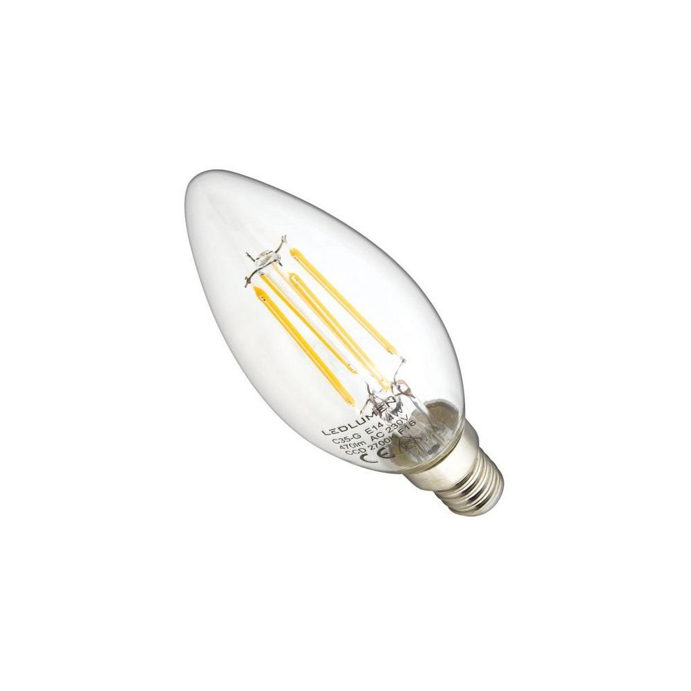 LED žiarovka Filament 4W Teplá biela CCD E14