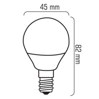 LED žiarovka 6W CCD Teplá biela E14