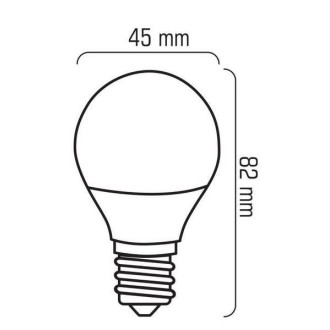 LED žiarovka 6W Teplá biela CCD E27