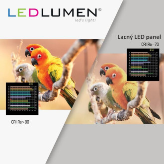 22W LED panel  Ø167mm, Teplá biela