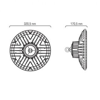 LED-600/100W High Bay CW