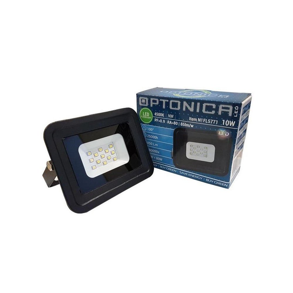 LED reflektor 10W Optonica Studená biela