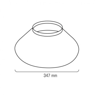 Tienidlo pre LED žiarovku T145-AP E27 50W