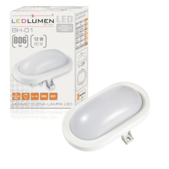 LED lampa 12W LED IP65 Neutrálna biela