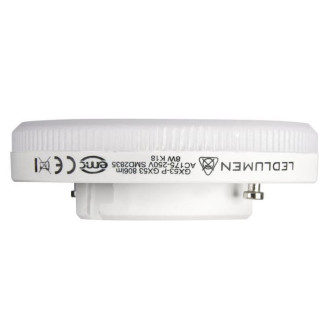 GX53-P 8W 230V LED CCD teplá biela