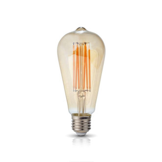 Žiarovka LED 7W, E27, 3000K, 230V retro LED filament