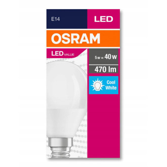 LED žiarovka E14 P45 5W  40W 470lm 4000K Neutral 180° OSRAM Value