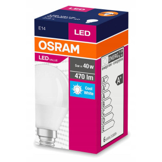 LED žiarovka E14 P45 5W  40W 470lm 4000K Neutral 180° OSRAM Value