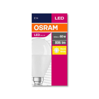 LED žiarovka E14 P45 8W  60W 806lm 2700K Warm OSRAM Value