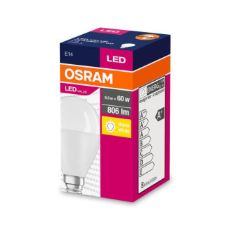 LED žiarovka E14 P45 8W  60W 806lm 2700K Warm OSRAM Value