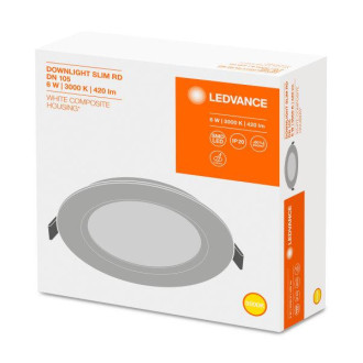 LED panel na zapustenie 6W 3000K DOWNLIGHT Slim DN105 LEDVANCE kruhový