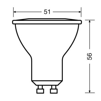 GU10 LED žiarovka 6,9W  50W 575lm 6500K Cold 120° OSRAM Value