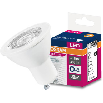 LED žiarovka GU10 4,5W  50W 350lm 4000K Neutrálna 36° OSRAM Value