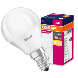 LED žiarovka E14 P40 5W  40W 470lm 2700K Warm 200° OSRAM Value