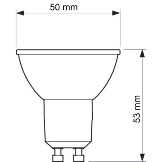 LED žiarovka GU10 4,6W  50W 390lm 6500K Cold 36° PHILIPS