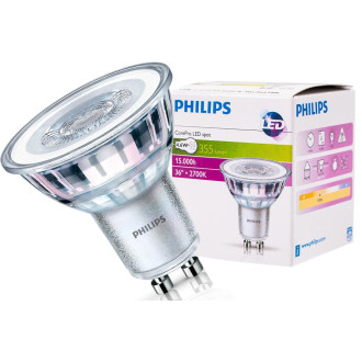 LED žiarovka GU10 4,6W  50W 355m 2700K Warm 36° PHILIPS