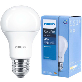 LED žiarovka E27 A60 5,5W  40W 470lm 3000K Warm 200° PHILIPS