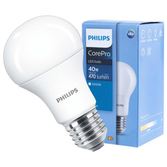 LED žiarovka E27 A60 5,5W  40W 470lm 3000K Warm 200° PHILIPS