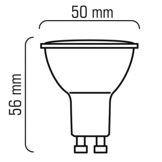 LED žiarovka 8W Neutrálna biela GU10