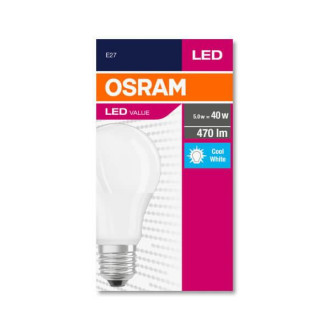 LED žiarovka E27 A60 5,5W  40W 470lm 4000K Neutrálna 180° OSRAM