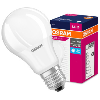 LED žiarovka E27 A60 5,5W  40W 470lm 4000K Neutrálna 180° OSRAM