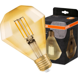 LED žiarovka E27 DIAMOND 4,5W  40W 470lm 2500K Warm 360° OSRAM Vintage 1906