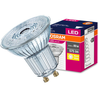 Žiarovka LED GU10 6,9W  80W 575lm 3000K Warm 36° OSRAM Value