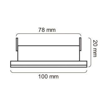 Úchyt pre GX53 LED DLS-12 White