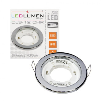 Úchyt pre GX53 LED DLS-12 Chróm