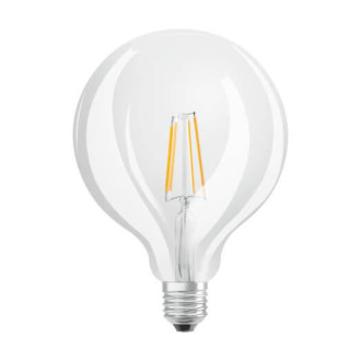 LED žiarovka E27 G125 4W  40W 470lm 2700K Warm 300° Filament OSRAM Retrofit