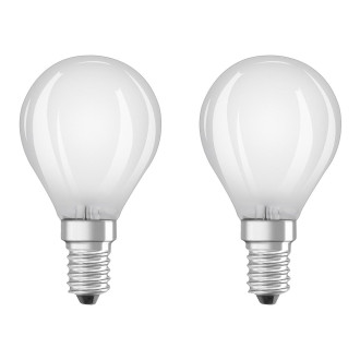 2PAK LED žiarovka E14 P45 4W  40W 470lm 2700K teplá pätica OSRAM