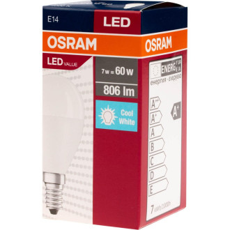 LED žiarovka E14 P45 8W  60W 806lm 4000K Neutrálna hodnota OSRAM