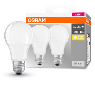 2PAK LED žiarovka E27 A60 8,5W  60W 806lm 2700K Warm 300° OSRAM Base