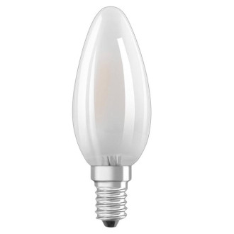 3PAK LED žiarovka E14 B35 4,5W  40W 470lm 2700K Teplé 300° vlákno OSRAM