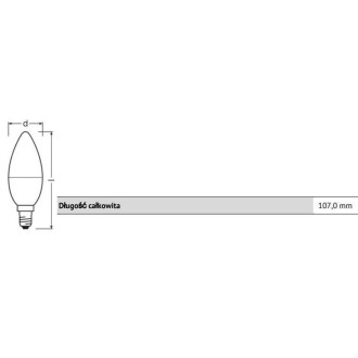 LED žiarovka E14 P45 5,5W  40W 470lm RGBW OSRAM Star PILOT Stmievateľná