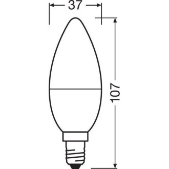 LED žiarovka E14 P45 5,5W  40W 470lm RGBW OSRAM Star PILOT Stmievateľná