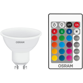 LED žiarovka GU10 4,5W  25W 250lm RGBW 120° OSRAM Star Pilot