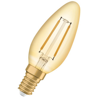 LED žiarovka E14 B35 2,5W  22W 220lm 2400K Teplé 360° vlákno OSRAM Vintage 1906