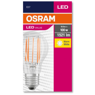 LED žiarovka E27 A60 10W  100W 1521lm 2700K Warm 360° Filament OSRAM